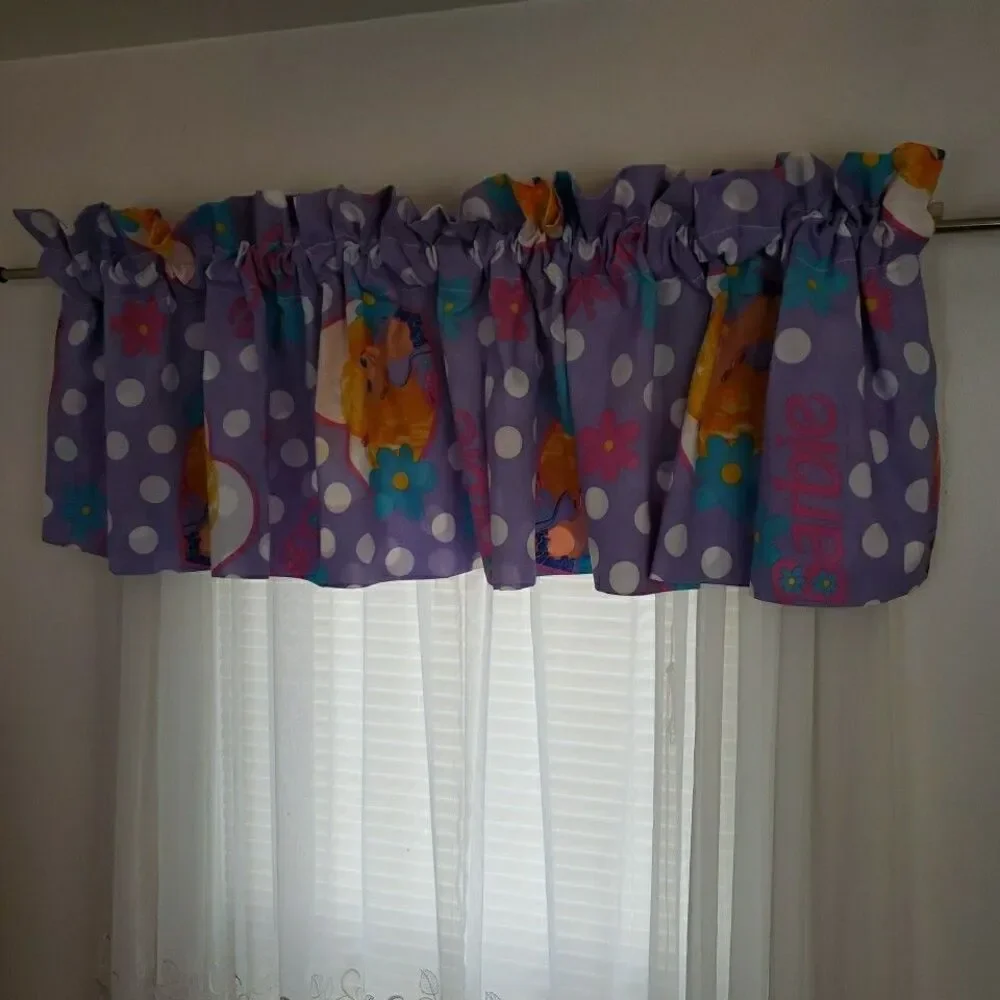 VTG Barbie Standard Pillowcase & Valance Set Mattel 1991 JP Stevens Bedroom
